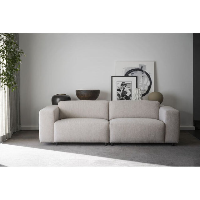 WILLARD Modulares Sofa Hellbeige 236x98x70cm - ZEN ZONE