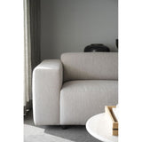 WILLARD Modulares Sofa Chaise Longue Rechts Hellbeige 312x161x70cm - ZEN ZONE