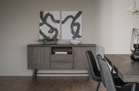 BROOKLYN Sideboard Dunkelbraun 160x45x80cm - ZEN ZONE Furniture