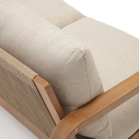 Sacaleta 2-Sitzer-Sofa aus massivem Eukalyptusholz 142 cm 100% FSC - ZEN ZONE