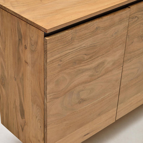 Sideboard Uxue aus massivem Akazienholz mit natürlichem Finish 150 x 88 cm - ZEN ZONE